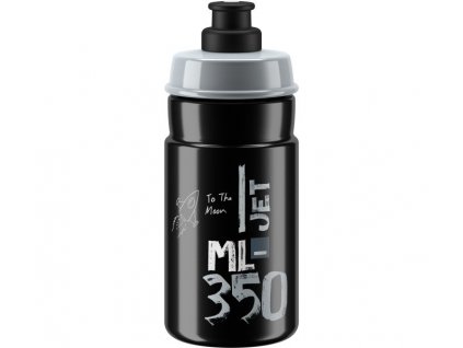 ELITE láhev JET 23' černá/šedé logo 350 ml ø66 mm