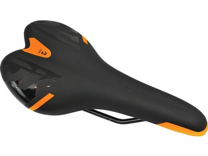sedlo DDK MTB dámské černo-oranžové