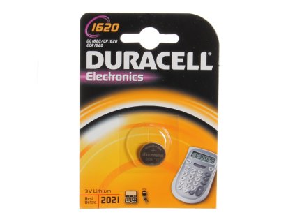 Baterie knoflíková CR 1620 Lithium Duracell blistr 1 ks