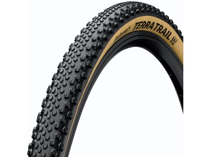 Plášť CONTINENTAL Terra Trail ShieldWall kevlar Cream - 700x35C