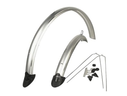 Set blatníků 28" RPZ City 42mm stříbrné SCS II