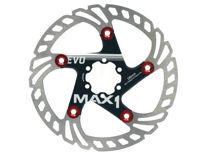 MAX1 brzdový kotouč Evo 180 mm – černý unašeč