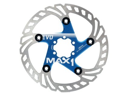 MAX1 brzdový kotouč Evo 180 mm – modrý unašeč