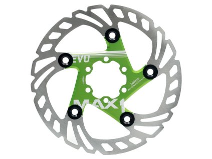 MAX1 brzdový kotouč Evo 160 mm – zelený unašeč