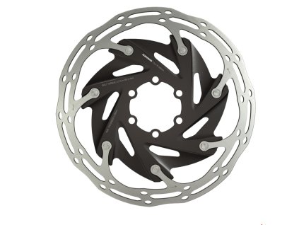SRAM ROTOR CNTRLN XR 2P 140MM BLK ST ROUNDED
