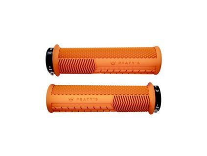 Peaty’s Monarch Grips Knurl Thick Mango MTB gripy