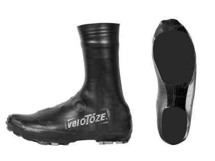 VELOTOZE MTB návleky treter latex vysoké, černé