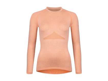 FORCE SOFT LADY  triko funkční dlouhý rukáv, meruňkové