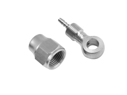 koncovka banjo 2,3mm s převlečnou maticí