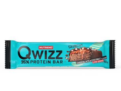Qwizz 35% Protein Bar, tyčinka,60 g čokoláda+kokos