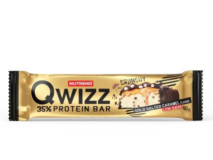 Qwizz 35% Protein Bar, tyčinka, 60 g slaný karamel