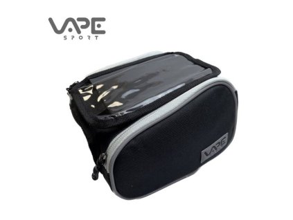 Brašna přední na mobil Vape Lady černá/šedá