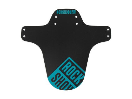 Blatník RockShox AM Fender black/teal – uchycený na vidlici ZEB
