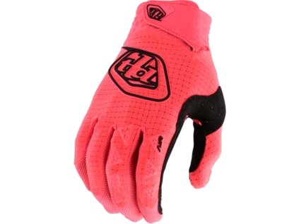 Troy Lee Designs AIR Glo Red MTB rukavice s větráním a silikonovým úchopem