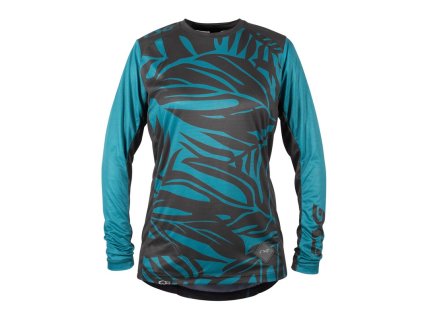 TSG Floral Langarmtrikot Damen – dámský MTB dres s dlouhým rukávem Ocean Depths Black