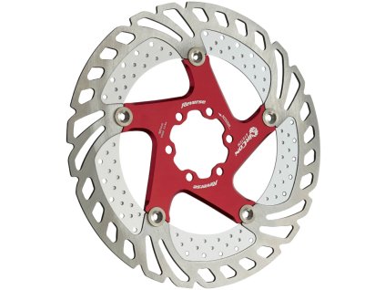 Reverse AirCon kotouč 180 mm – červený – 6 děr