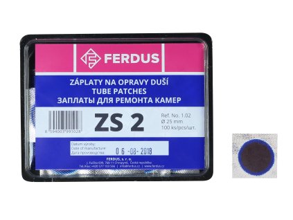 lepení-záplata FERDUS ZS2 kulatá 25mm box 100ks