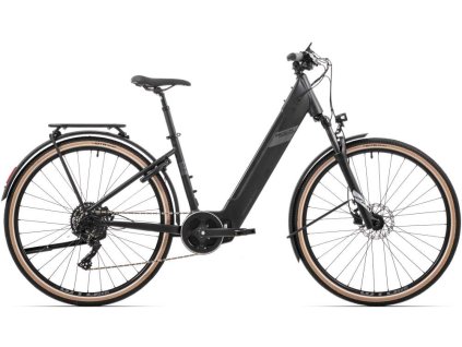 Rock Machine Crossride e450 Touring Matte Black Grey – městské elektrokolo