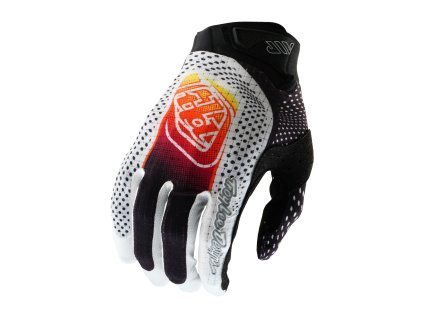 Troy Lee Designs AIR OPTIC WHITE / BLACK Cyklistické rukavice