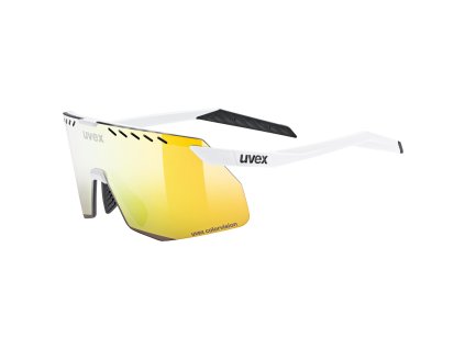 UVEX PACE STAGE S CV, white matt/mirror yellow