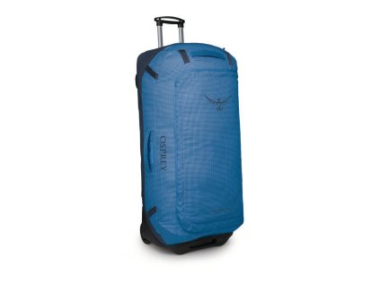 Detail NanoTough™ tkaniny a zipů YKK u Osprey Transporter Wheeled Duffel 120