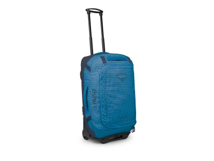Boční pohled na tašku Osprey Transporter 60 – kompaktní profil a konstrukce z NanoTough™ materiálu