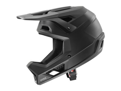 Matný design Black-Rhino – UVEX Ravage MTB helma z profilu