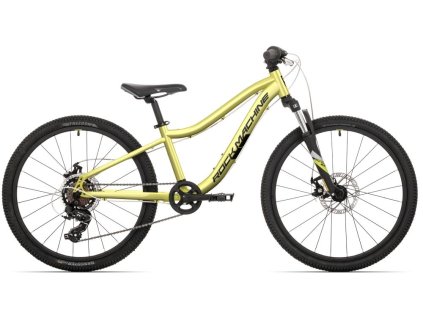 Dětské kolo Rock Machine Storm 24 MD Sulfur Yellow – pohled z boku