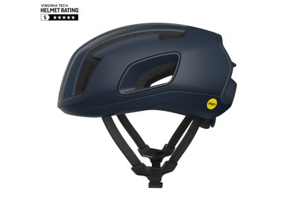 Levá strana přilby POC Cytal MIPS – Apatite Navy Matt