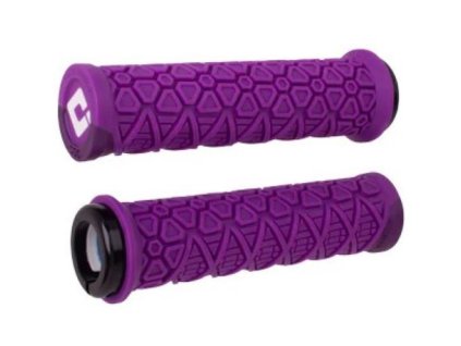 Gripy MTB ODI Vanquish, v2.1 Lock-On, MTB, Closed End, Purple / Metallic Purple