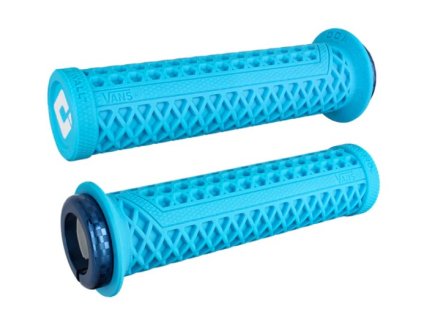 Gripy MTB ODI VANS V2.1 Lock-On MTB, closed end, 135, Light Blue
