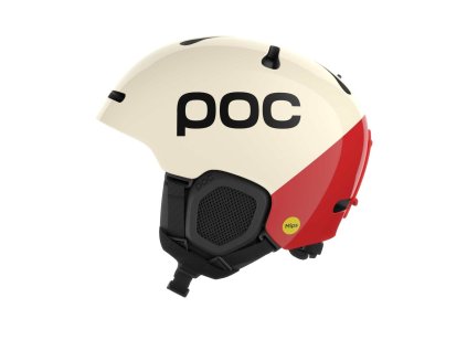 POC Fornix BC Rouge/Blanc – přilba pro backcountry lyžování