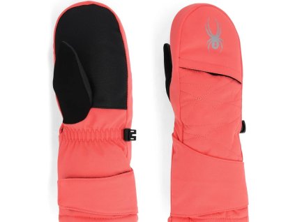 Spyder Cubby Mittens Coral Haze – dětské lyžařské palčáky s izolací PrimaLoft®