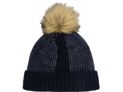 Spyder Plait Pom dámská čepice – barva Slate Blue
