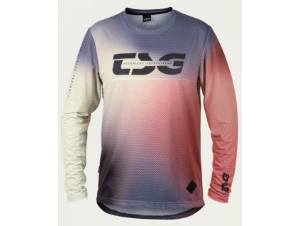 Dres TSG Grip jersey dlouhý rukáv Color blur (Velikost L)