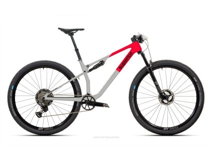 Superior XF 9.6 RC Coral RedSuperior XF 9.6 RC Coral Red – detail kola z boku