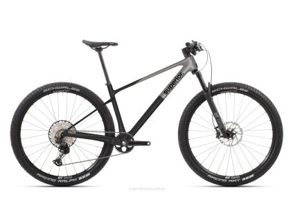 Superior XP 9.6 – karbonové horské kolo 29" Matte Dark Chrome / Carbon