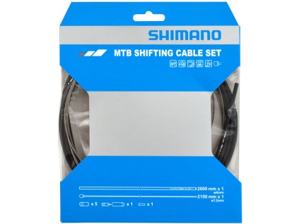 Shimano OT-SP41 sada lanka a bowdenu pro zadní přehazovačku – MTB, černá
