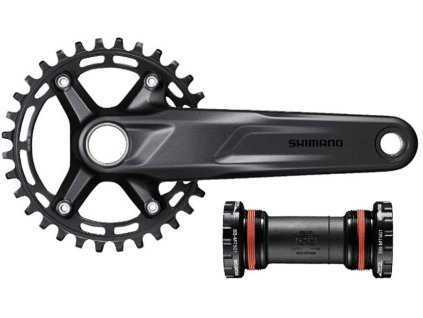 kliky SHIMANO Deore FC-MT511,175mm, 32 zubů,12 speed, Boost, pouzdro BB-MT501B (Barva černá, Velikost 32z)