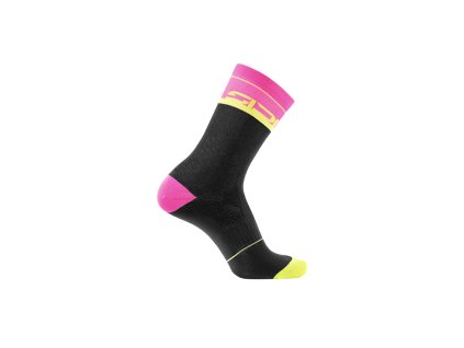 Ponožky SIDI Viator Socks Black/Fluo (Varianta 35/39)