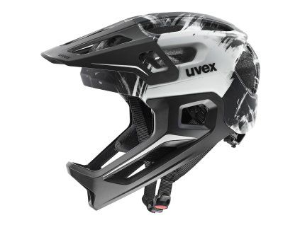 UVEX React Jr FullFace dětská MTB helma boční pohled