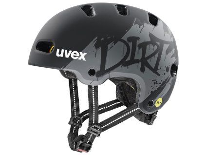Uvex Kid 4 Style MIPS Dirt Black Matt