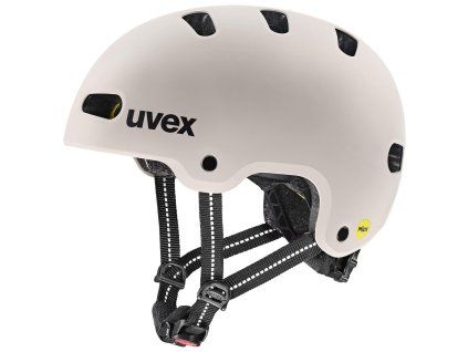 Uvex Kid 4 Style MIPS Warm Grey Matt