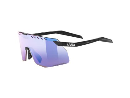 Uvex pace stage s CV black matt mirror blue