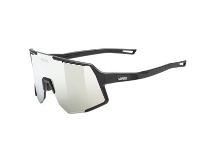 Uvex sequenze CV black matt mirror serious silver