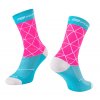 FORCE ponožky EVOKE, růžovo-modré