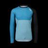 POC MTB PURE LS JERSEY, uranium black/basalt blue/lt basalt blue