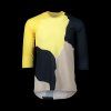 POC W'S MTB PURE 3/4 JERSEY, multi sulfur yellow