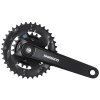 SHIMANO kliky ALTUS FC-M315 4hran 2x78 175 mm 36x22z černé bez krytu bal