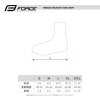 FORCE návleky treter neoprene basic, černé